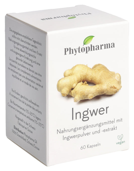 PHYTOPHARMA Ingwer Kaps 365 mg