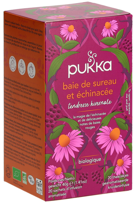 PUKKA Baie de Sureau&Échinacée Tee Bio