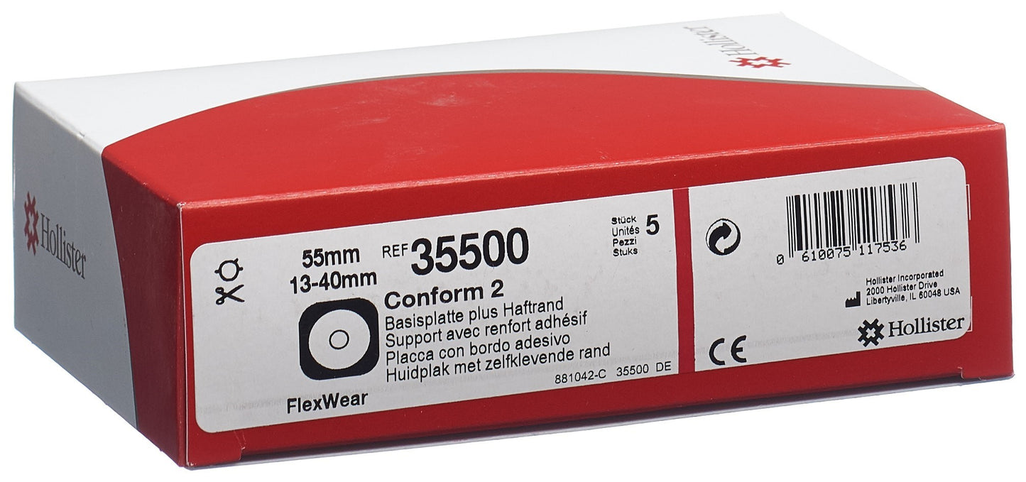 HOLLISTER CONF 2 Basisplatte 13-44mm 35500