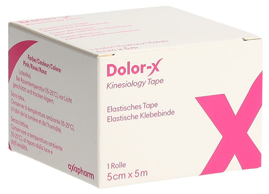 DOLOR-X Kinesiology Tape 5cmx5m pink