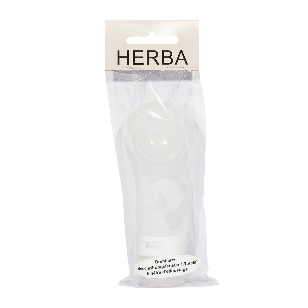HERBA Silikon Reiseflasche 89ml transparent