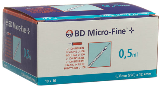 BD MICRO-FINE+ U100 Ins Spr 12.7x0.33