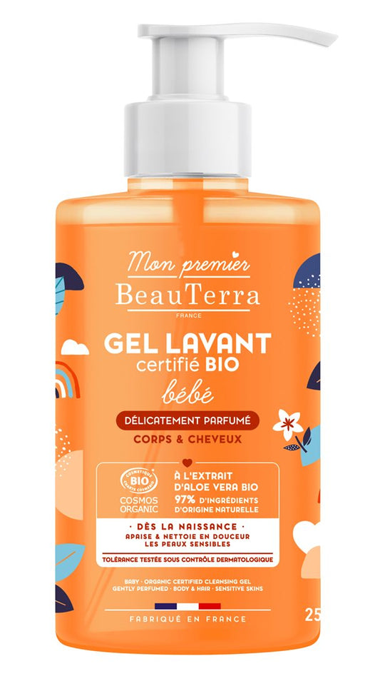 BEAUTERRA Baby Duschgel mit Parf Bio