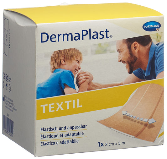 DERMAPLAST Textil Schnellverband 8cmx5m