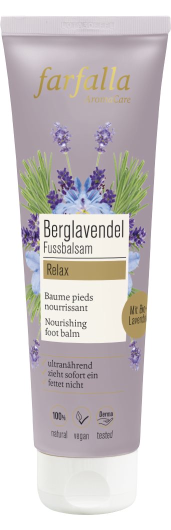 FARFALLA Fussbalsam Berglavendel