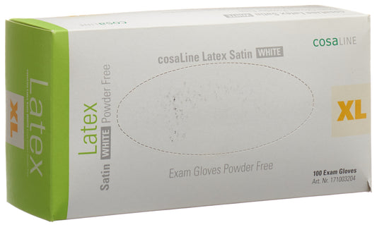 COSALINE UHS XL Latex Sat weiss puderf