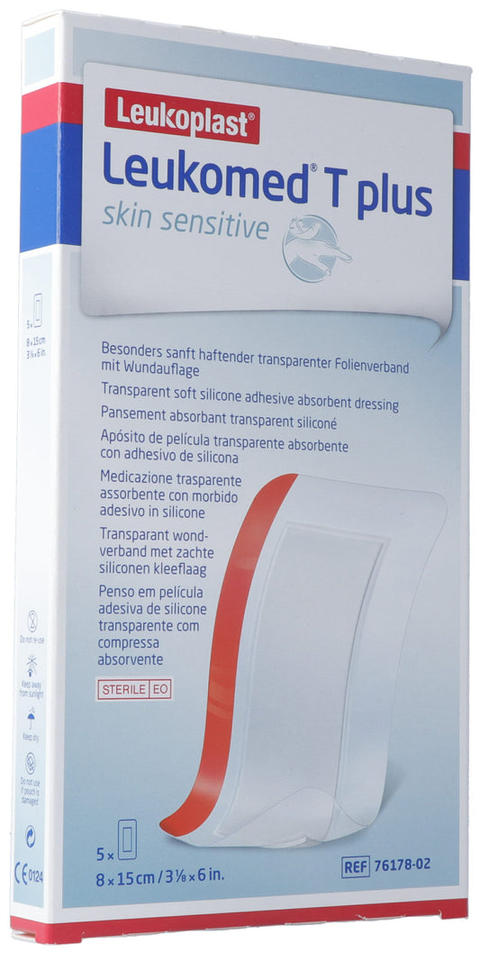 LEUKOMED T plus skin sensitive 8x15cm