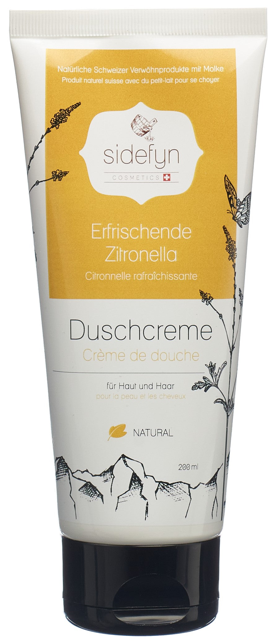 SIDEFYN Duschcreme erfrischende Zitronella