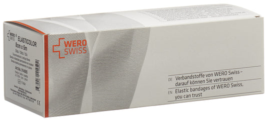 WERO SWISS Elasticolor El Bind 5mx8cm blau