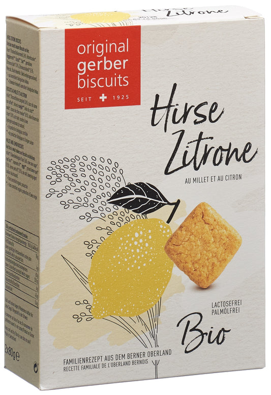 GERBER Hirse Zitrone Biscuits Bio