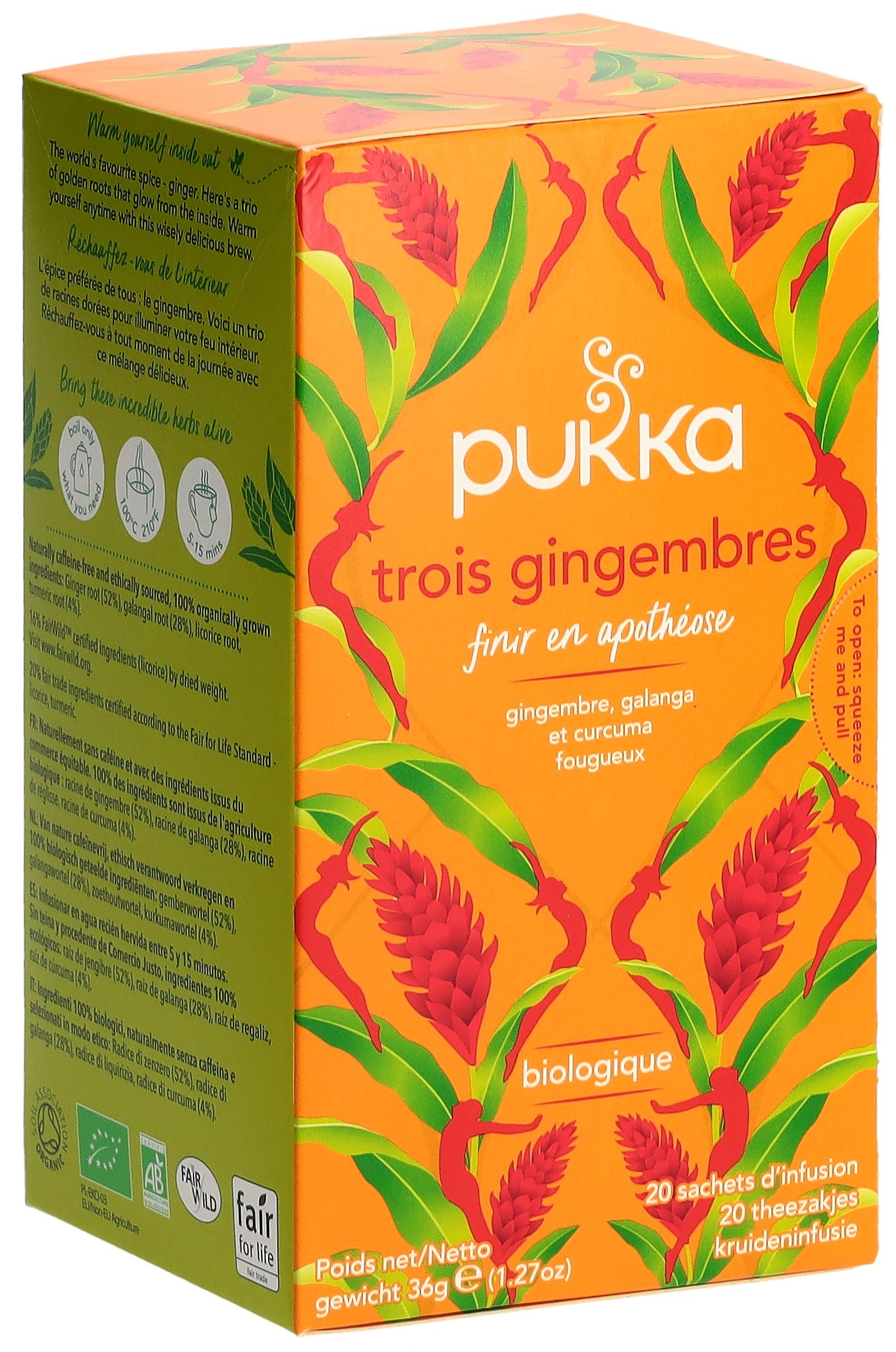 PUKKA Trois Gingembres Tee Bio