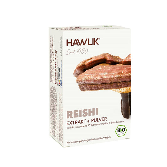 HAWLIK Reishi Extrakt + Pulver Kaps