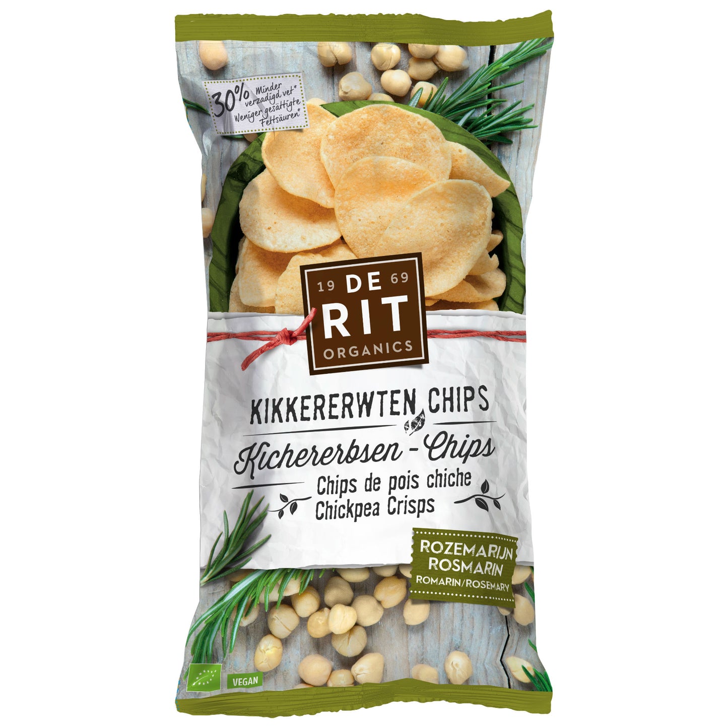 DE RIT Kichererbsen-Chips Rosmarin Bio