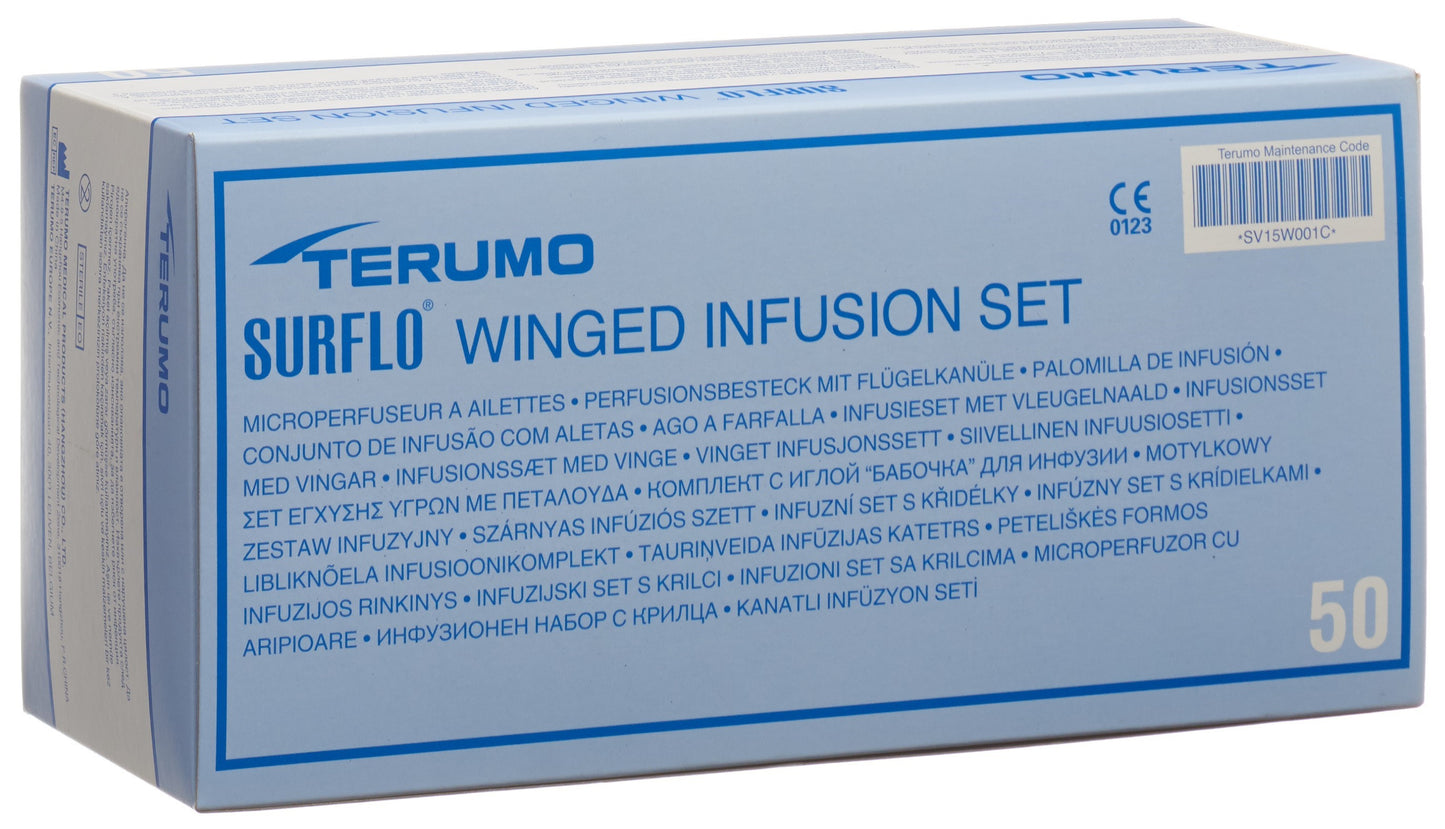 TERUMO Surflo 23G 0.6x19mm blau