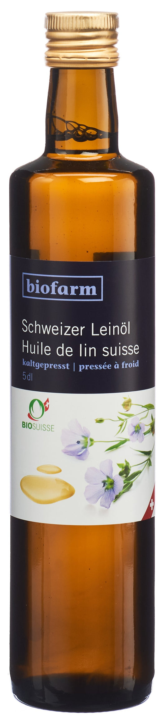 BIOFARM Leinöl CH Knospe Bio Suisse