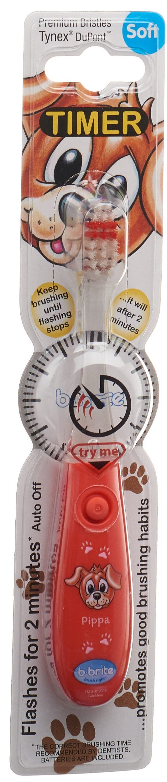 B-BRITE blinkende Kinderzahnbürste Club Cutie
