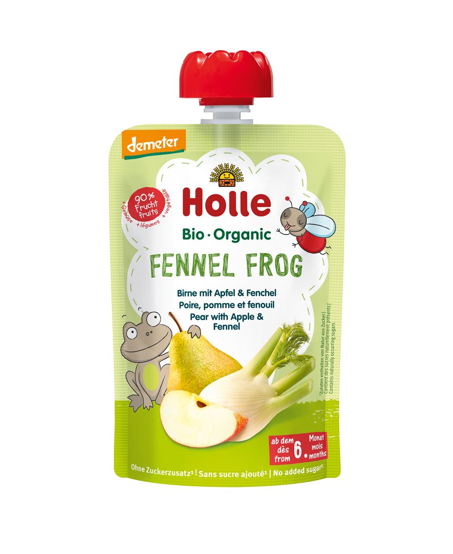 HOLLE Fennel Frog Pouchy Birne Apfel Fenchel