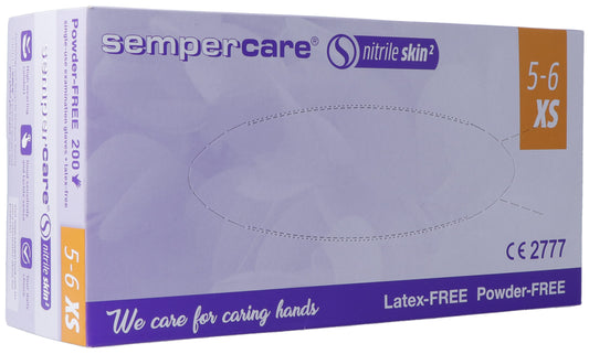 SEMPERCARE Nitrile Skin Handsch XS pf unst
