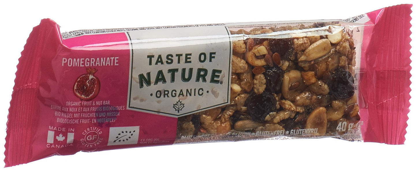 TASTE OF NATURE Riegel Pomegranate