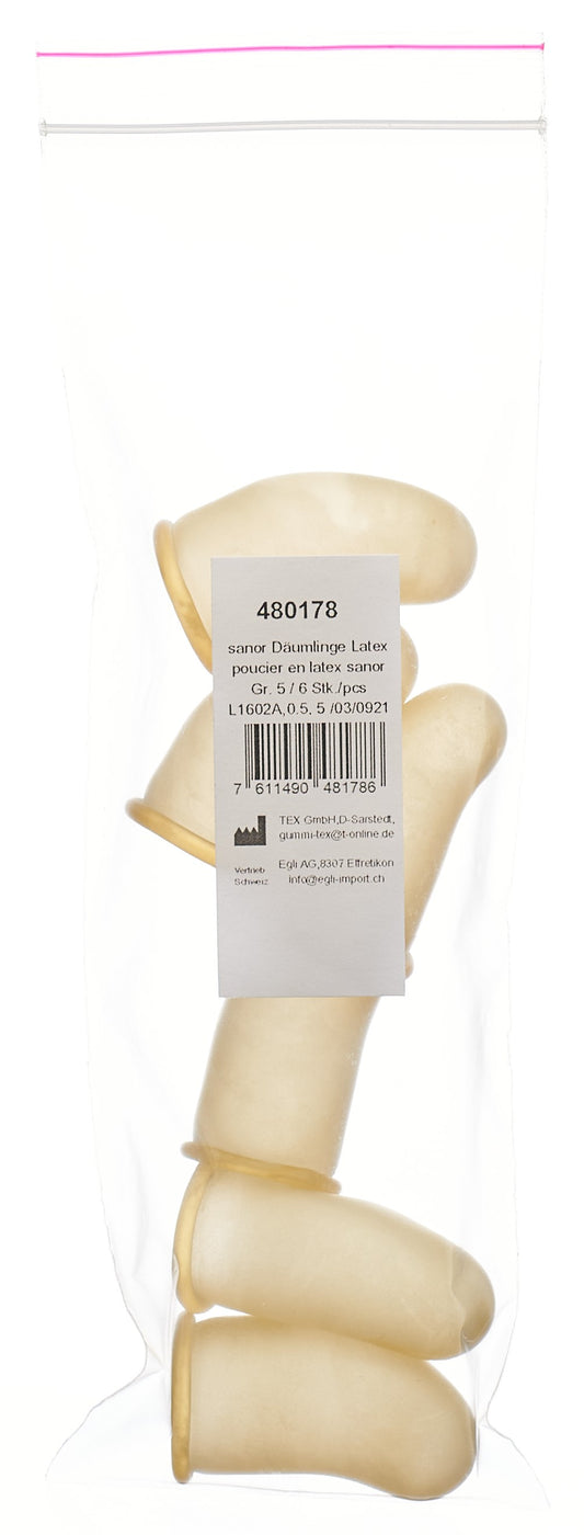 SANOR Däumling Latex Gr5