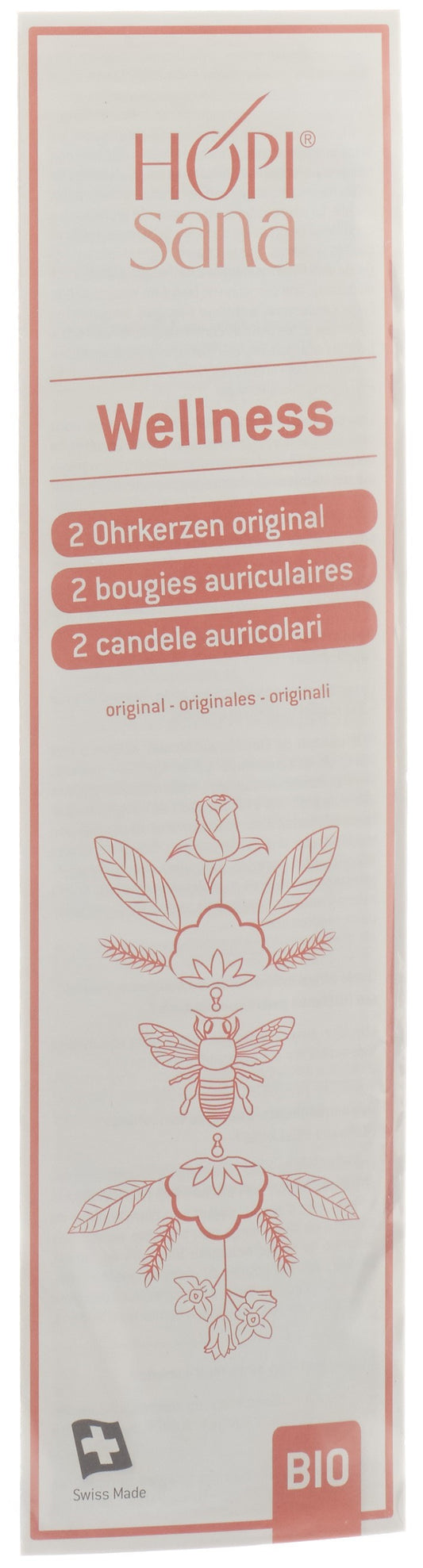 HOPISANA Ohrenkerzen rosa Wellness