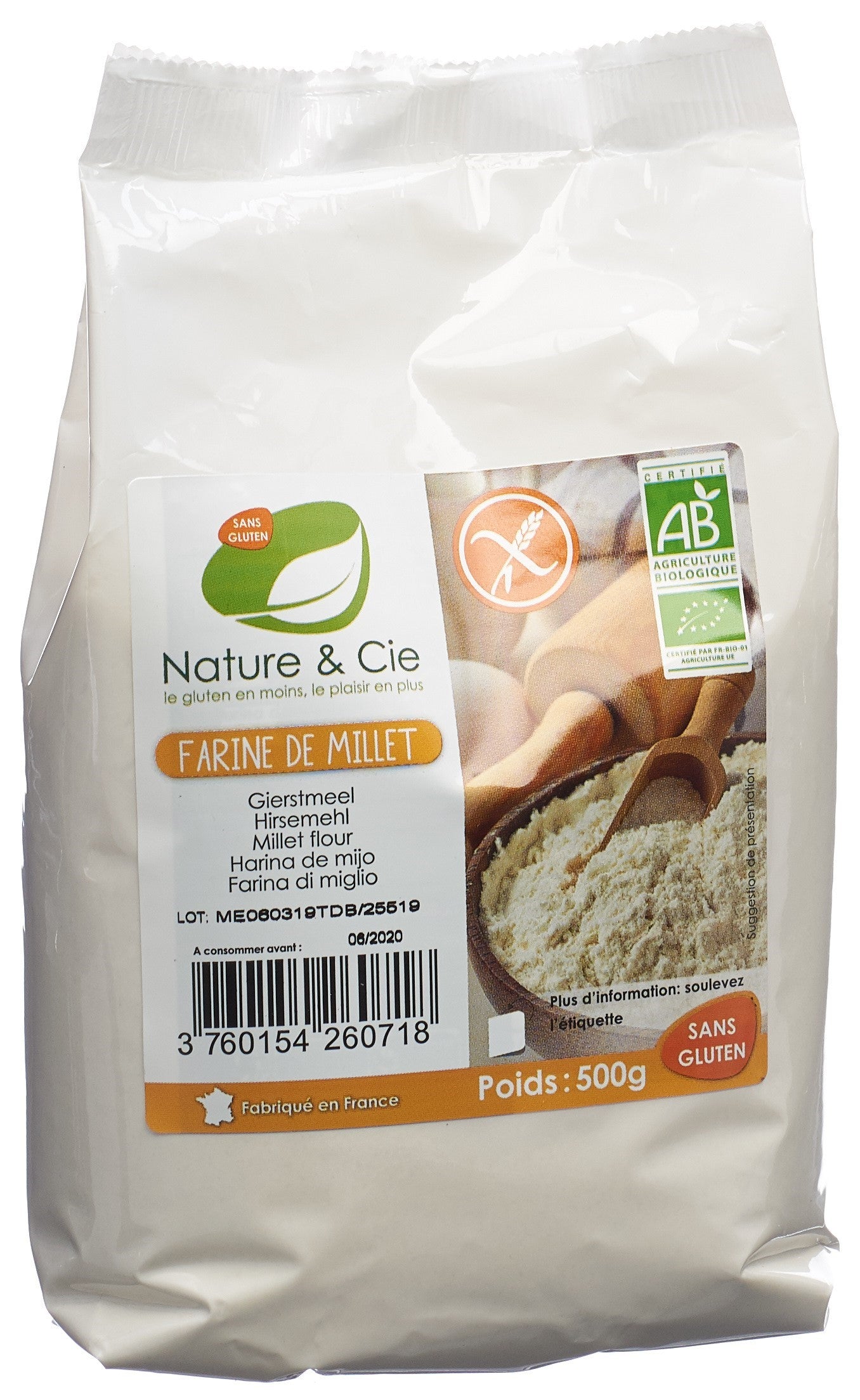 NATURE&CIE Hirsemehl glutenfrei
