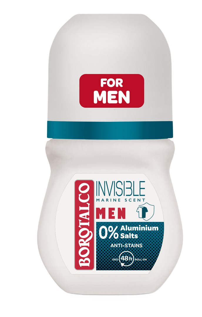 BOROTALCO Men Deo Roll on Invisible