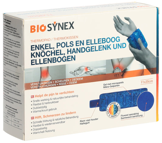 BIOSYNEX Kalt Warm Kompresse 11x35cm Knö Ell Handg