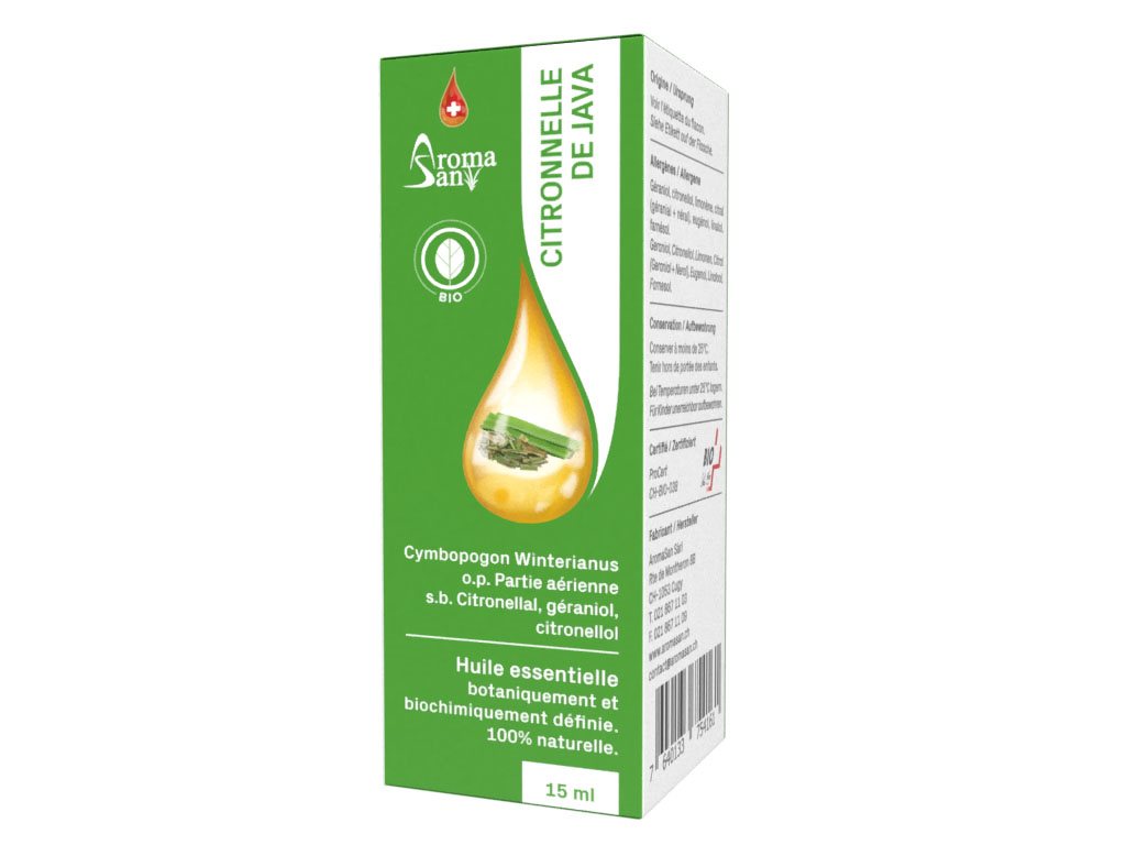 AROMASAN Java Citronella Äth/Öl Schacht Bio