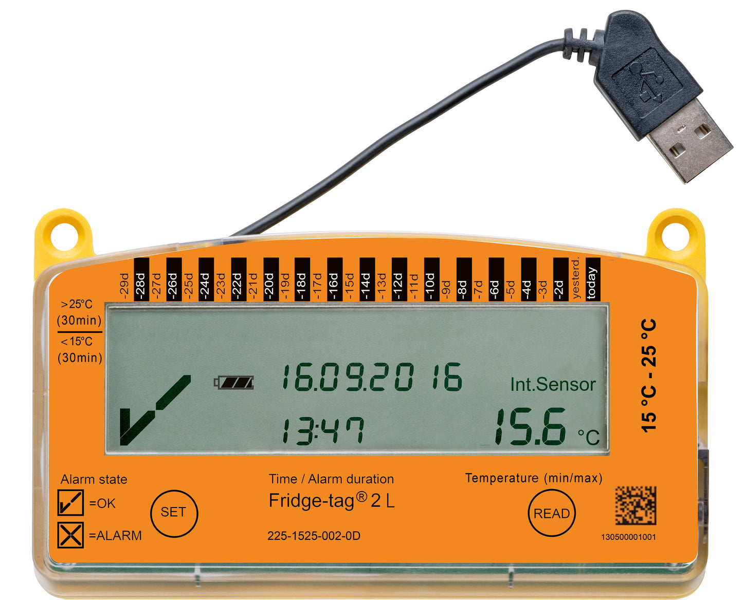 FRIDGE-TAG 2 L 15°C-25°C DE