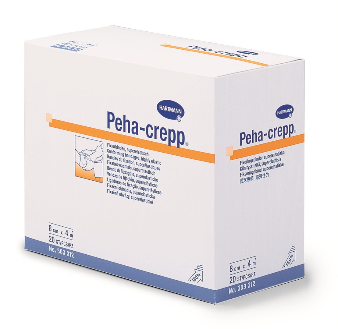 PEHA CREPP Kreppbinde 4mx6cm weiss