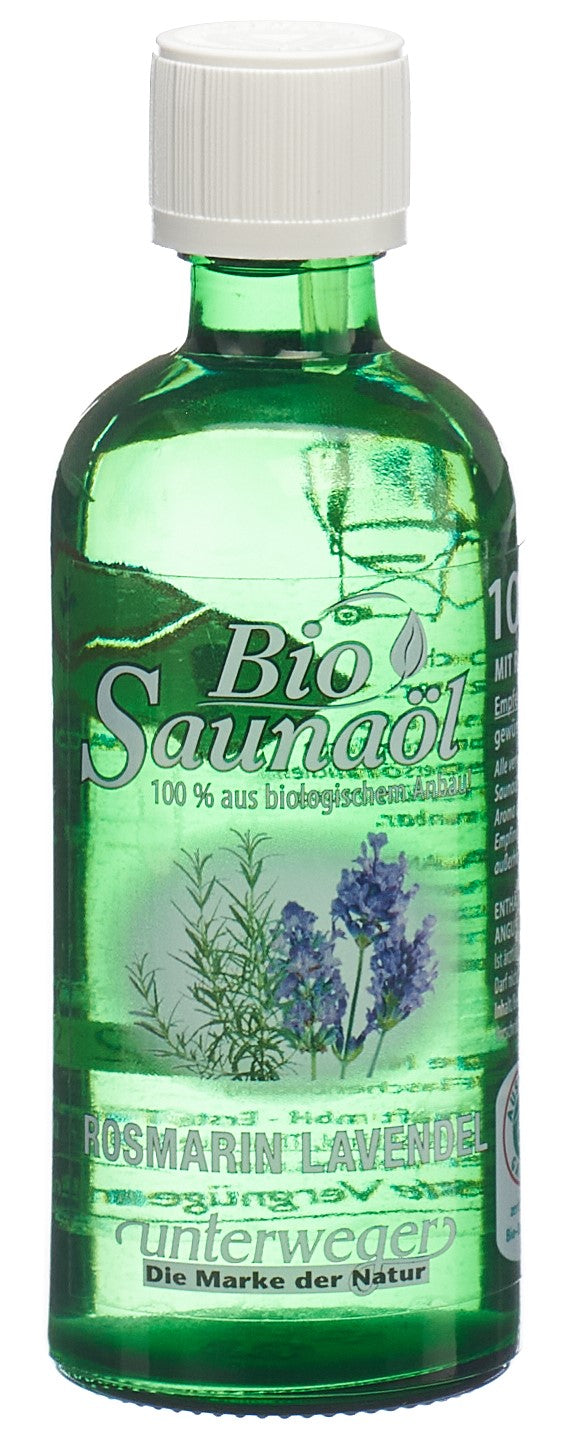 UNTERWEGER Bio Saunaöl Rosmarin Lavendel