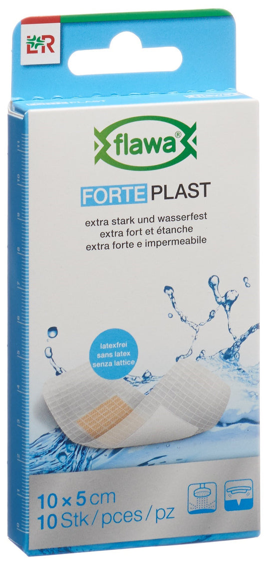 FLAWA Forte Plast Pflasterstrips 5x10cm