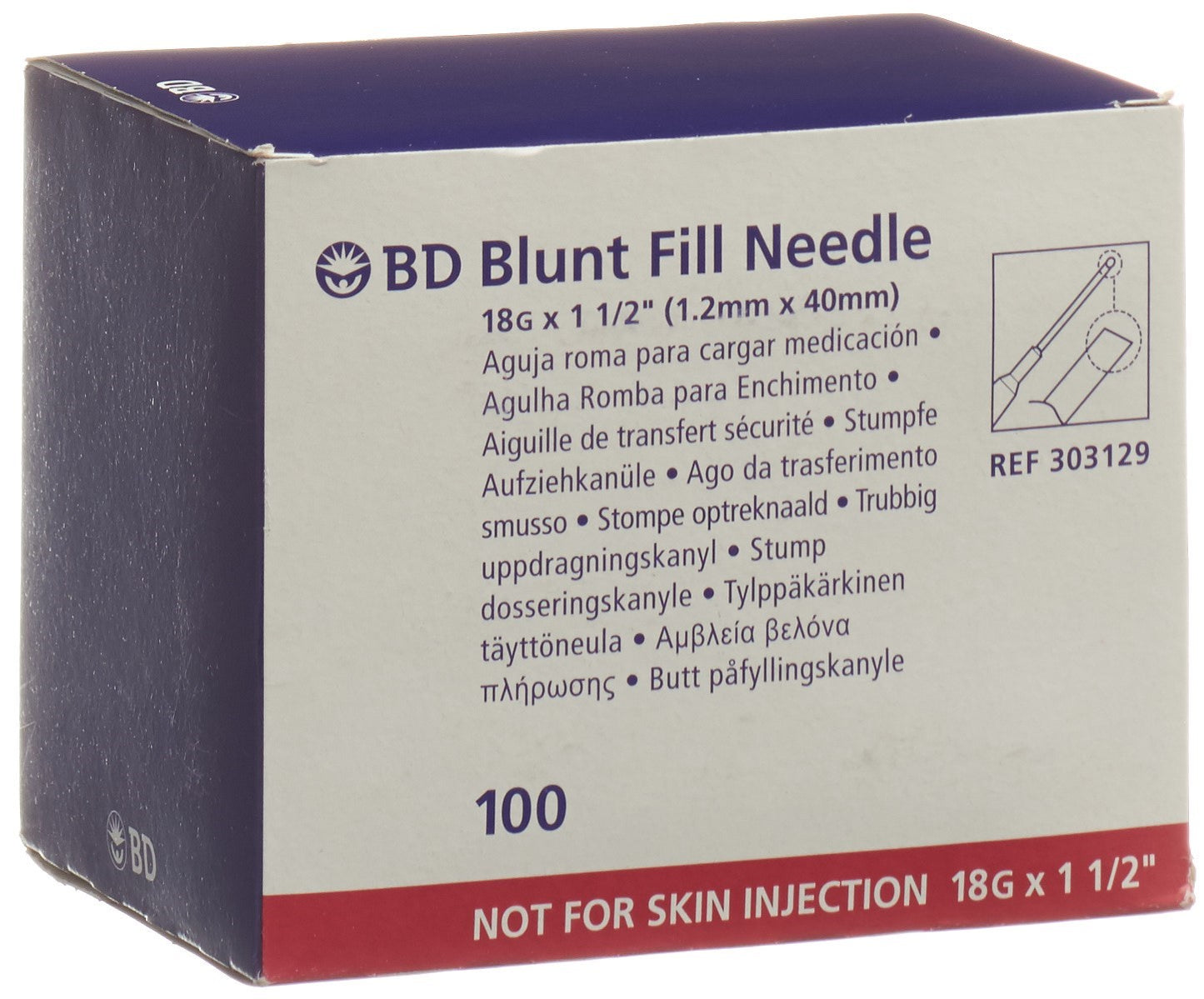 BD Blunt Fill Sicherheitsaufziehkanüle