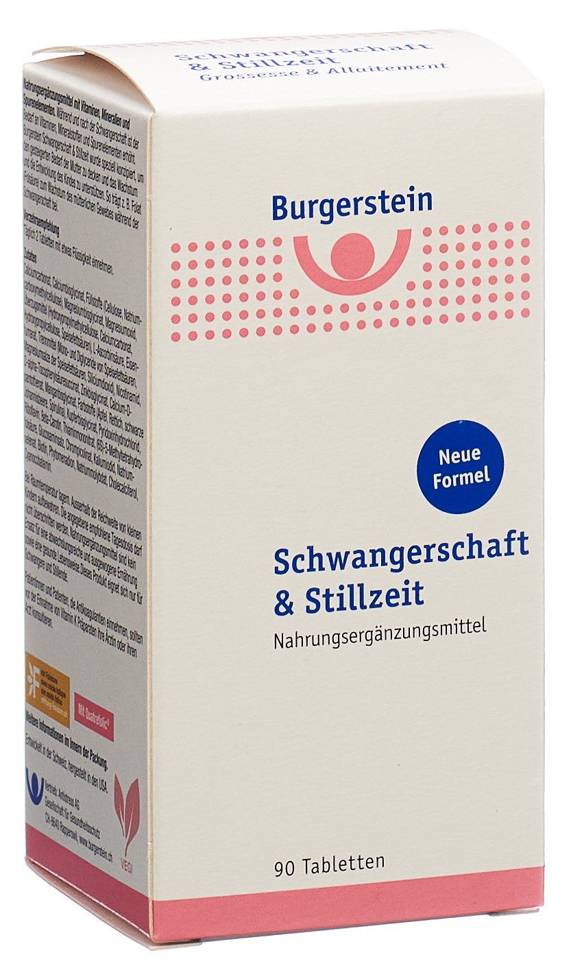 BURGERSTEIN Schwangerschaft&Stillzeit Tabl