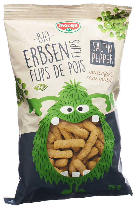 MORGA Erbsen Flips Salz&Pfeff Bio glutenfrei