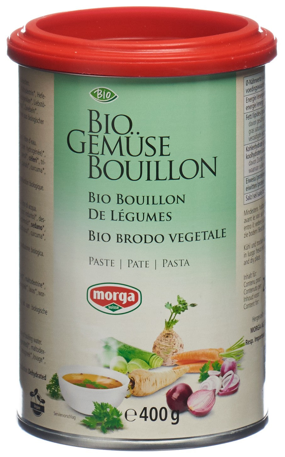 MORGA Gemüse Bouillon Paste Bio