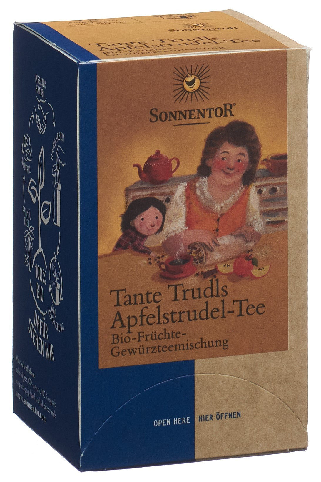 SONNENTOR Tante Trudls Apfelstrudel Tee BIO