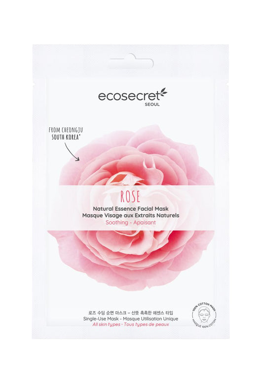 ECOSECRET Gesichtsmaske beruhigend Rose