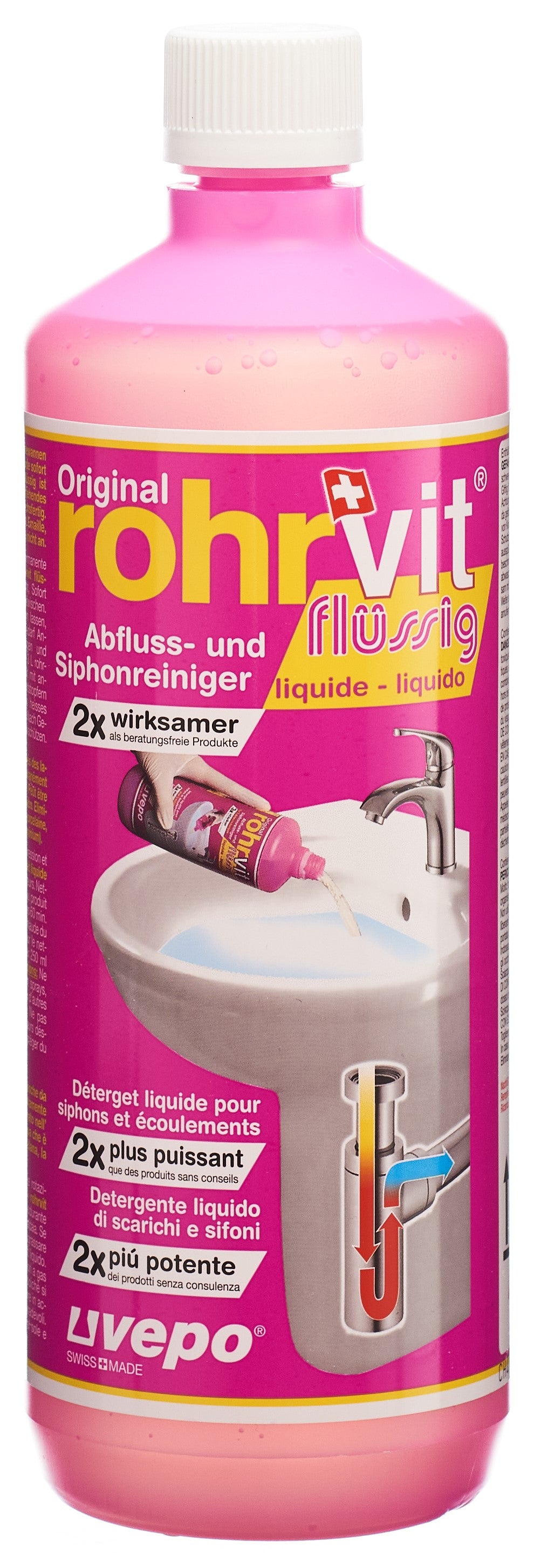 ROHRVIT Ablaufreiniger liq gebrauchsfertig