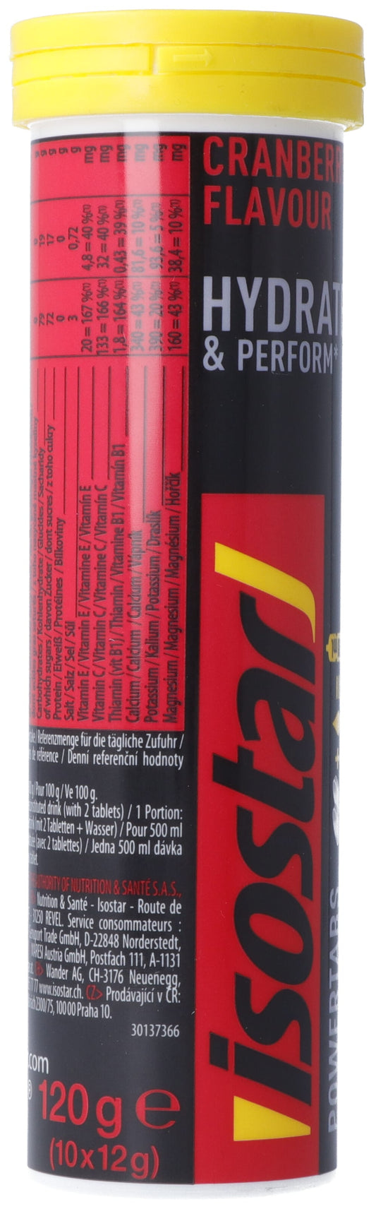 ISOSTAR Power Tabs Brausetabl Cranberry