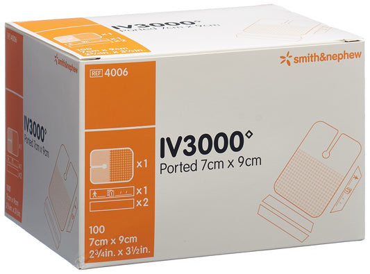 IV3000 Kanülenfixation 7x9cm Schlitz
