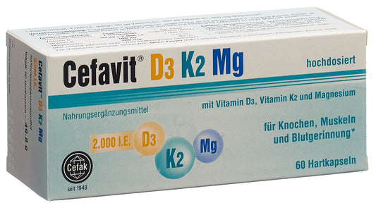 CEFAVIT D3 2000 K2 Mg Kaps