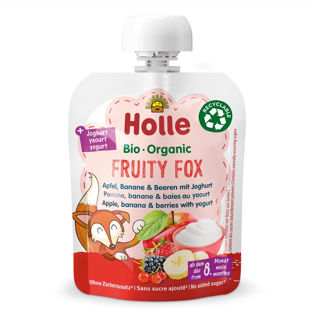 HOLLE Fruity Fox Apfel Banane&Beer Joghurt