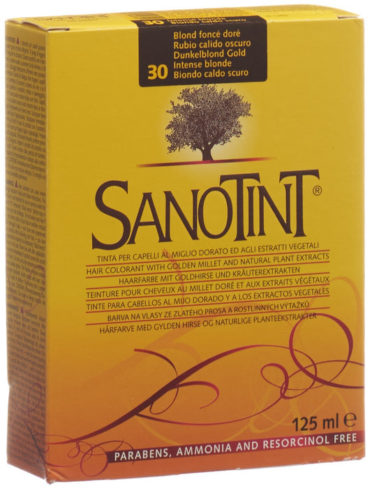 SANOTINT Haarfarbe 30 dunkelblond gold