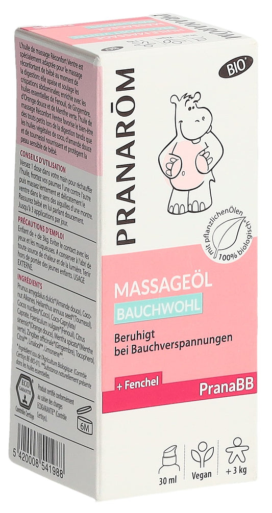 PRANAROM PranaBB Massageöl Bauchwohl Bio