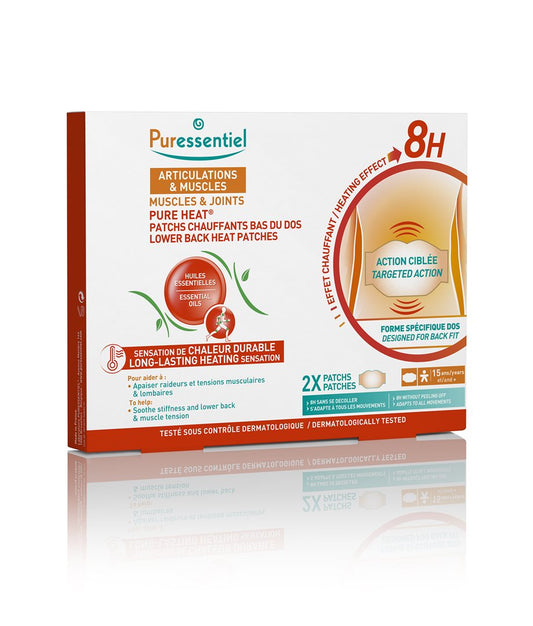 PURESSENTIEL Wärmende Pflaster unterer Rücke