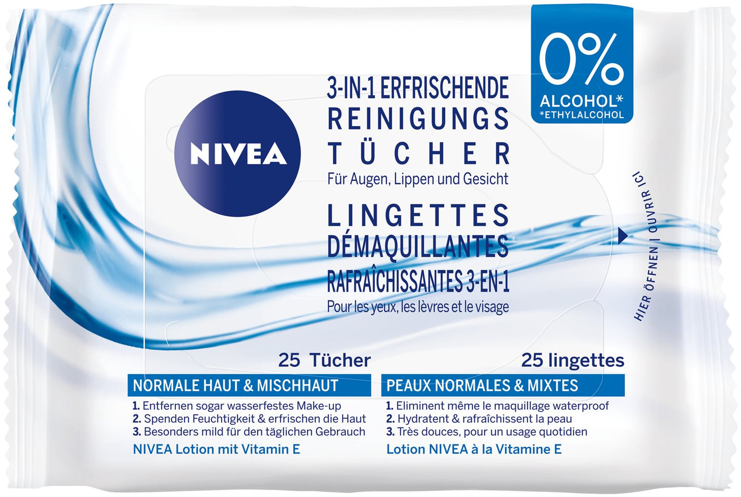 NIVEA Reinigungstücher Erfrischend