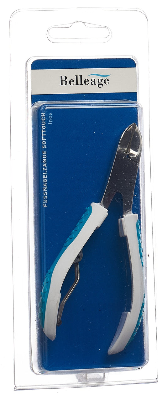 BELLEAGE Fussnagelzange softtouch Inox