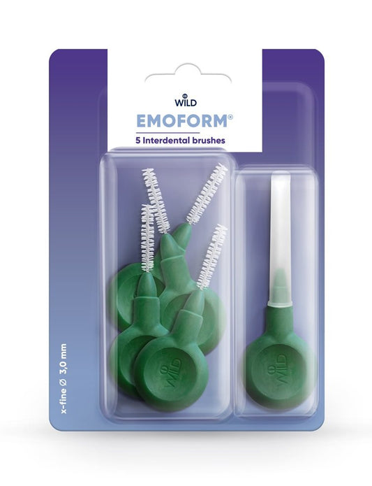 EMOFORM Interdentalbürsten 3.0mm dunkelgrün
